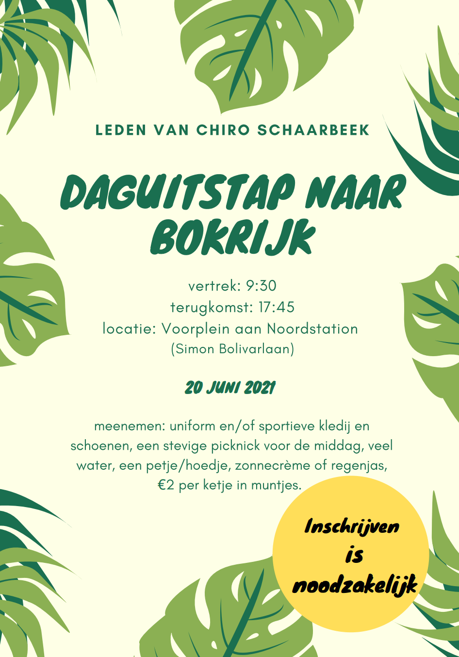 Daguitstap Bokrijk 2021